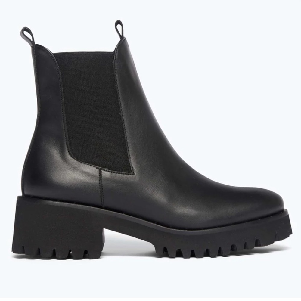 Freda Salvador Brooke Rain Resistant Boot  - Black Calf